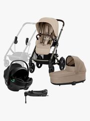 Cybex TALOS S Lux Duovogn inkl. Axkid GOKID Babybilstol & Base, Almond Beige