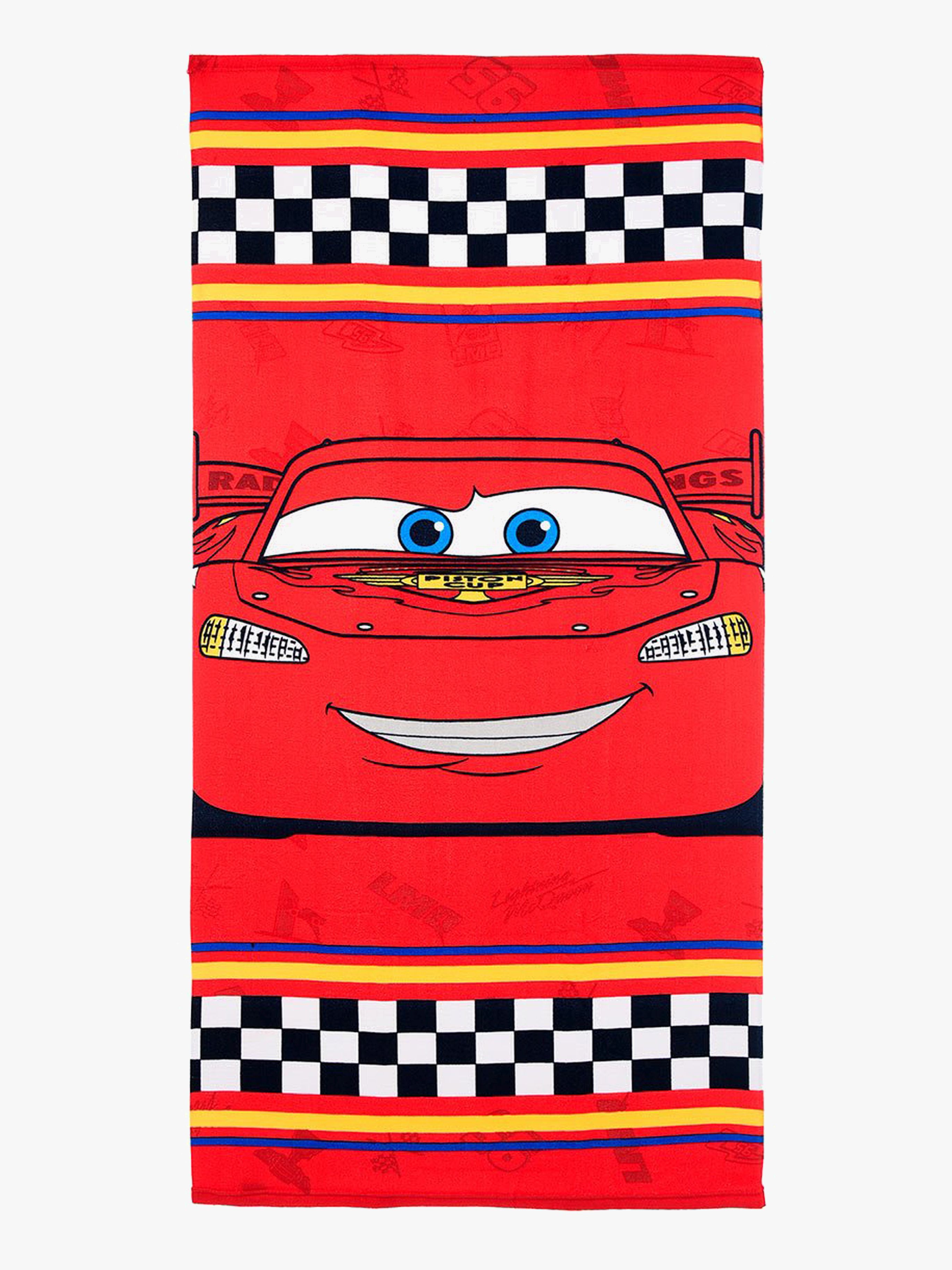 Disney Cars Strandhåndkle, Rød - Badehåndklær & Hettehåndklær - Polyester
