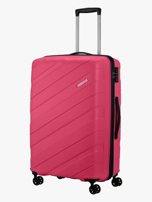 American Tourister Jetdriver Spinner Trillekoffert 100L, Raspberry Pink