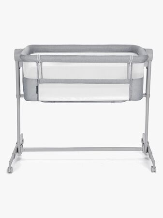 Kinderkraft Nestee Up 2 Bedside Crib, Full Light Grey