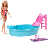 Barbie Pool Lekesett Med Dukke
