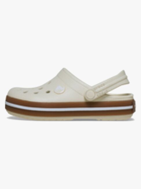 Crocs Crocband Gum Kids Tøfler, Summit White