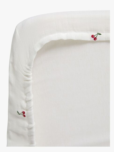 Alice & Fox NESSA Stretchlaken Vugge 40x90, Hvit