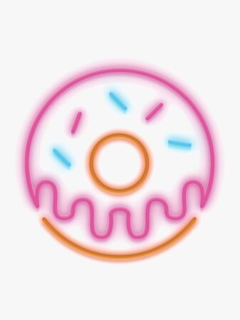 Candy Shock Neonlampe, Donut