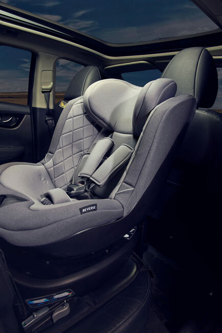 Beemoo Reverse i-Size Bakovervendt Bilstol, Mineral Grey