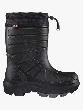 Viking Extreme  Fôrede Gummistøvler, Black/Charcoal