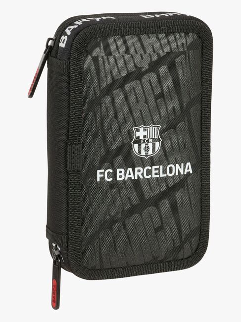 F.C.Barcelona  Fylt Dobbeltpennal 29 Deler, Svart