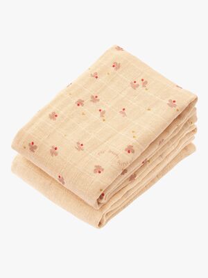 LIEWOOD Lewis Musselinteppe 2-Pakk, Butterfly/Apple blossom mix