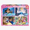 Educa Disney Princess Puslespill 4-in-1