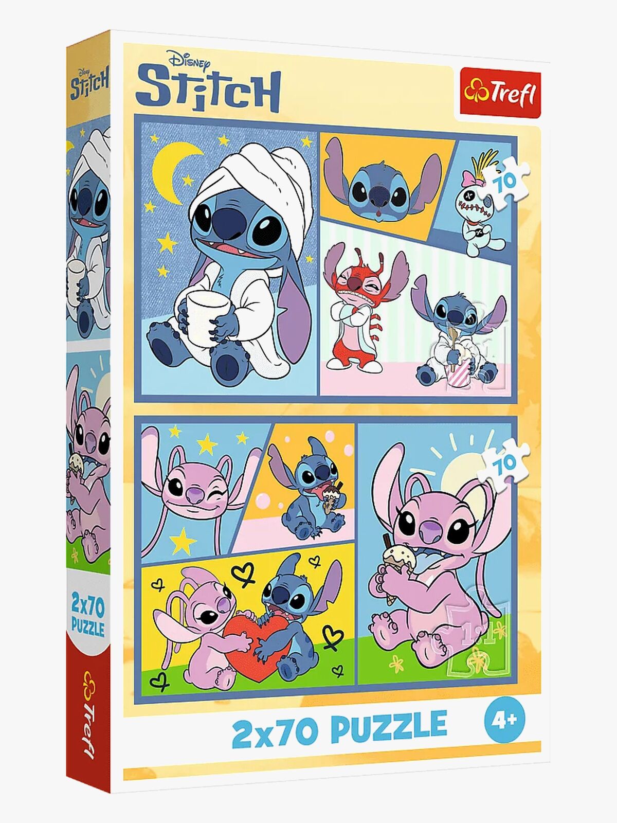 Disney Lilo & Stitch Puslespill 2x70 Brikker