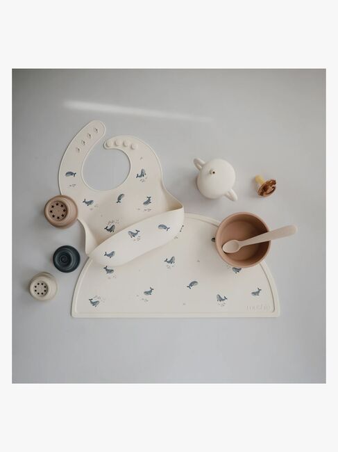 Mushie Underlegg Silikon, Whales