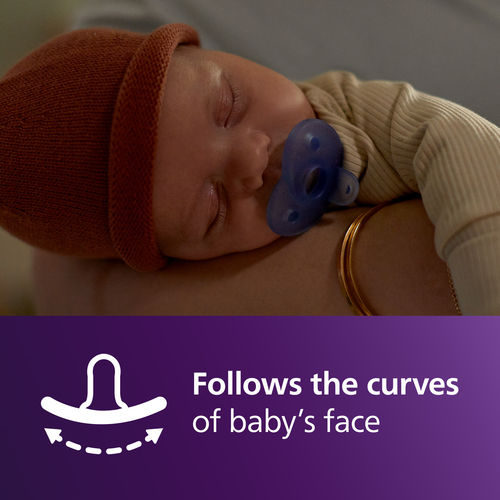 Philips Avent Soothie smokk 0-6 m, 2-pakning, rosa/lettrosa