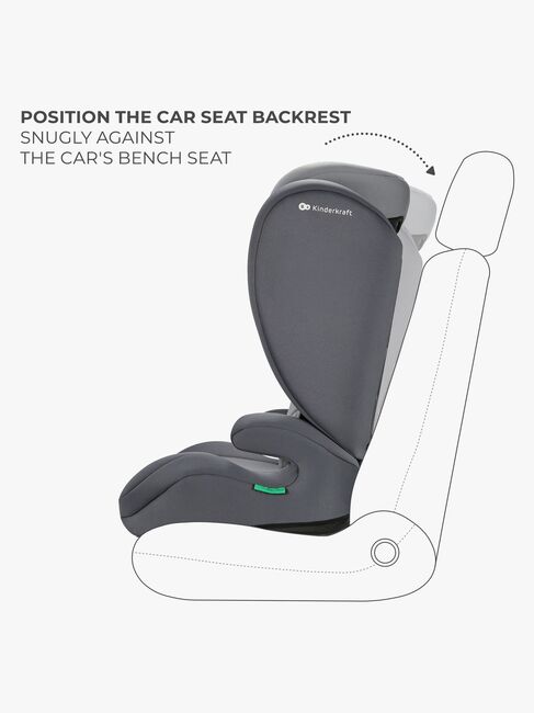 Kinderkraft I-SPARK i-Size Beltestol, Grey