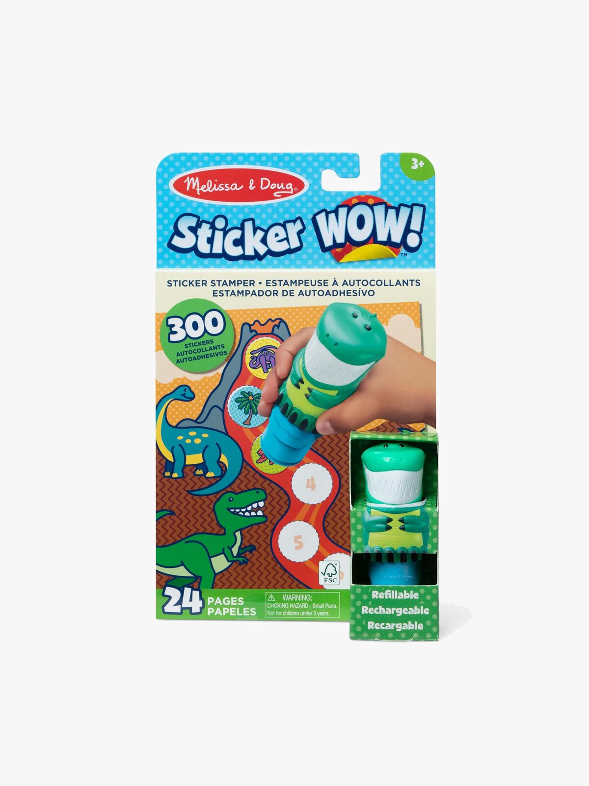 Melissa & Doug Sticker WOW! Aktivitetsbok Dinosaur