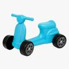 Plasto Scooter med Stille Hjul 50 cm, Turkis