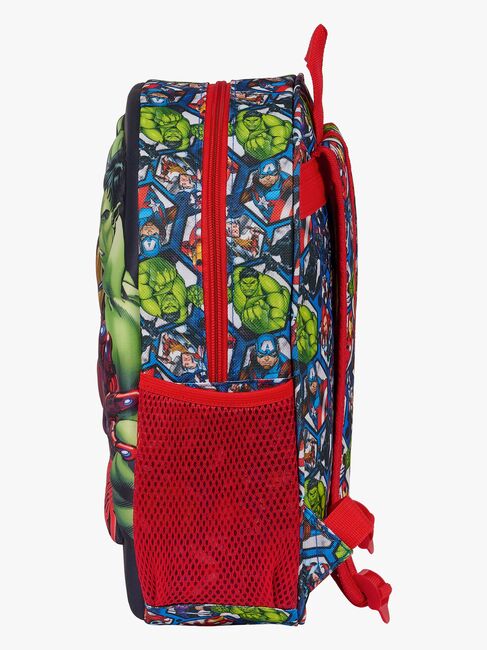 Marvel Avengers 3D Ryggsekk 8.5L, Svart/Rød