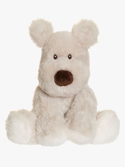 Teddykompaniet Kosedyr Mocca Hund 18 cm, Grå