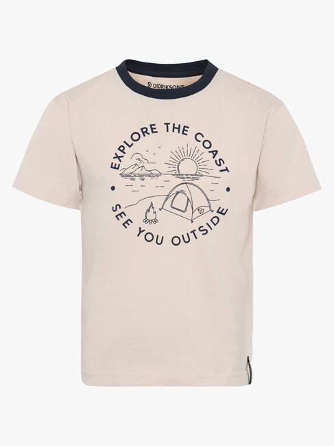 Didriksons Mynta T-skjorte, Sand Beige