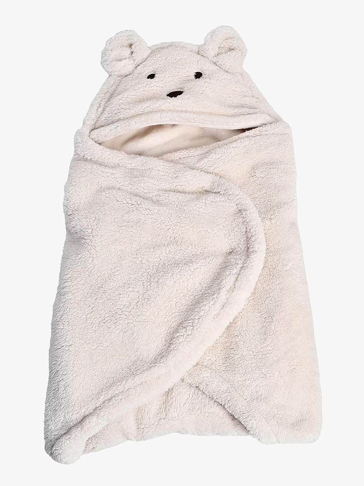 Mini Dreams Bjørn Svøpeteppe, Off White