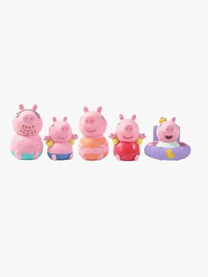 Toomies Peppa Gris Familien Badeleker 5-pakning