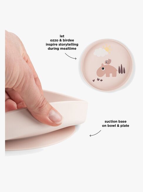 Done By Deer Playground Tallerken Stick & Stay, Powder