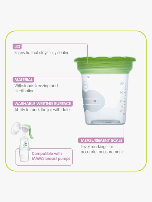 MAM Oppbevaringsboks 5-pack