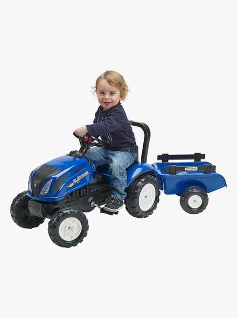 Falk New Holland T6 Traktor med Tilhenger