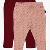 Luca & Lola Linda Leggings 2-pack, Pink/Wine
