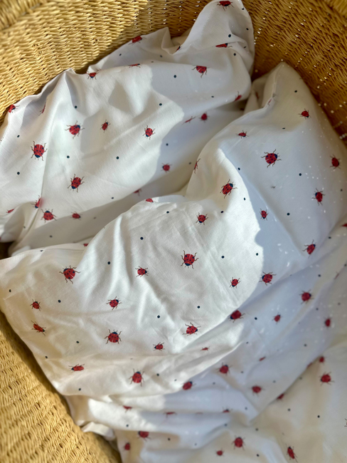 Vanilla Copenhagen Sengesett Junior 100x130, Lady Lovebug