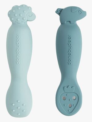 Done By Deer Tiny Farm Skjeer 2-Pakk, Blue