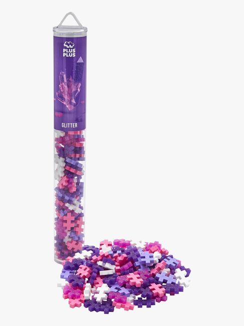 Plus-Plus Byggesett med Bunnplate & Tube Mix, 4x100 Deler