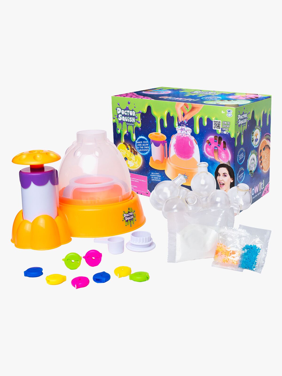 Dr Squish Slimemaskin Squishy Neon