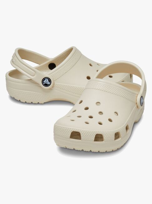 Crocs Classic Kids Sandaler, Bone