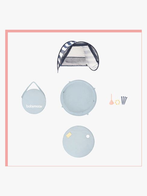 BabyMoov UV-Telt, Blue/White