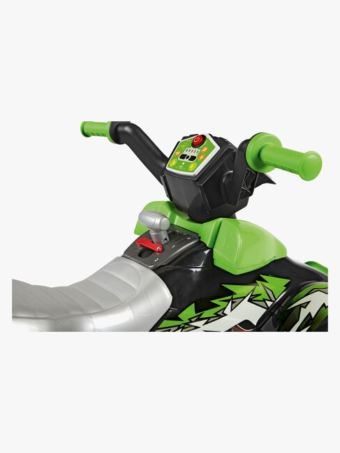 Peg Perego Corral T-Rex Firhjuling 330W, Grønn/Svart