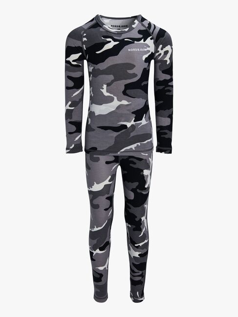 Nordbjørn Verbier Undertøy Bamboo, Camo Black