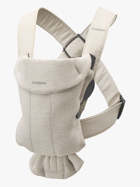 BabyBjörn Mini Bæresele 3D Jersey, Lysebeige