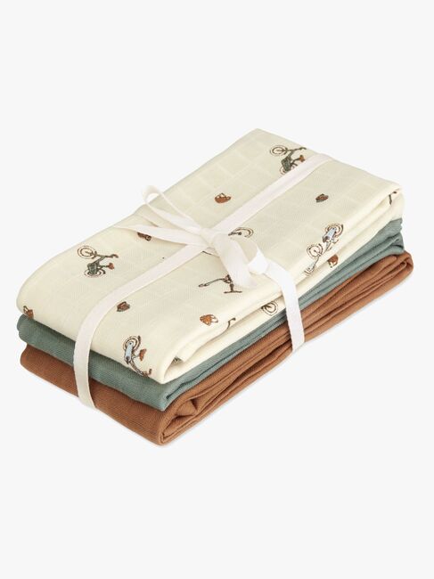 Cam Cam Copenhagen Musselintepper 3-Pack, Bicycles