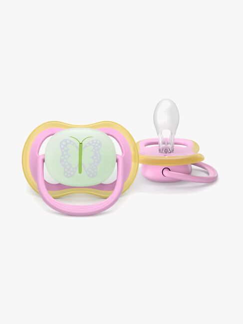 Philips Avent Ultra Air Smokk Natt 6-18m 2-Pakk, Rosa/Lysegrønn
