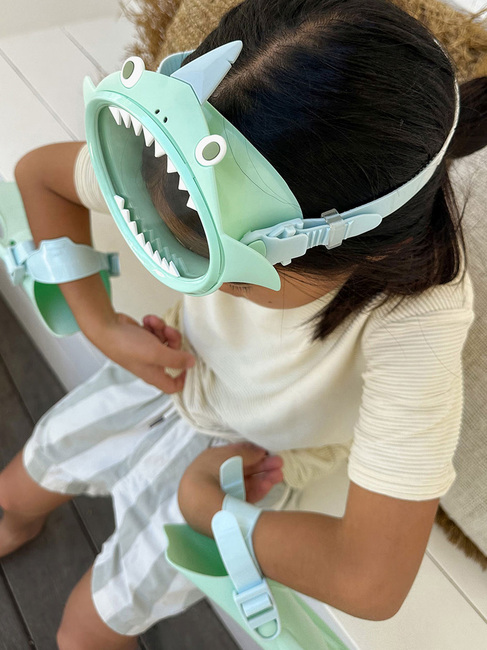 SUNNYLiFE Snorkelsett Barn Small, Salty the Shark Multi