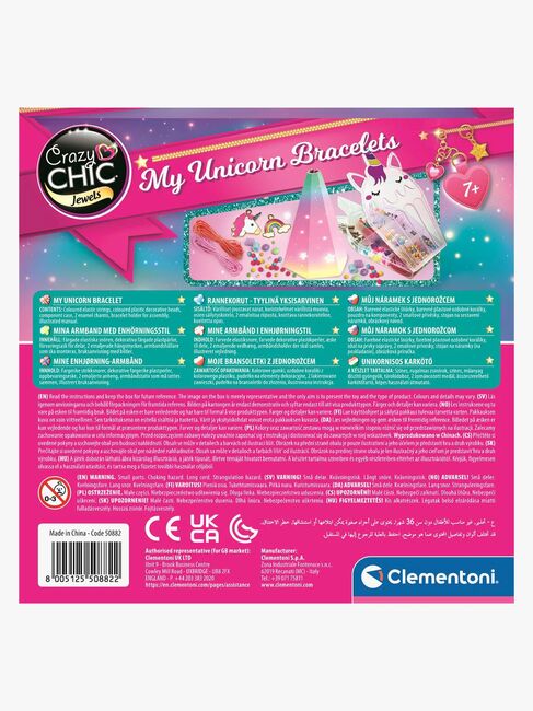 Clementoni Crazy Chic Hobbysett Glow in the dark