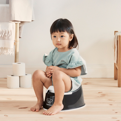 BabyBjörn Smart Potte, Svart/Hvit