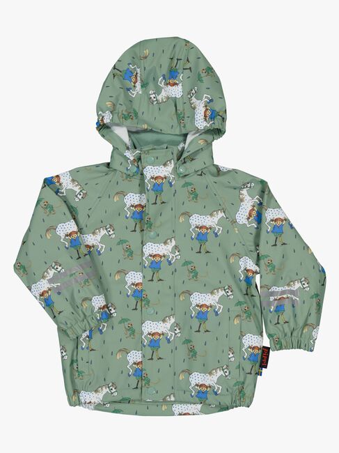 Geggamoja  Fôret Regnsett Pippi Langstrømpe, Grønn