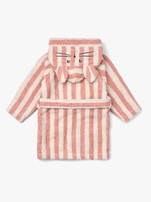 LIEWOOD Lily Badekåpe, Coral blush/Creme de la creme stripe