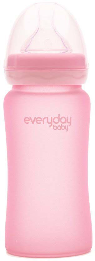Everyday Baby Tåteflaske i Glass 240ml, Rose