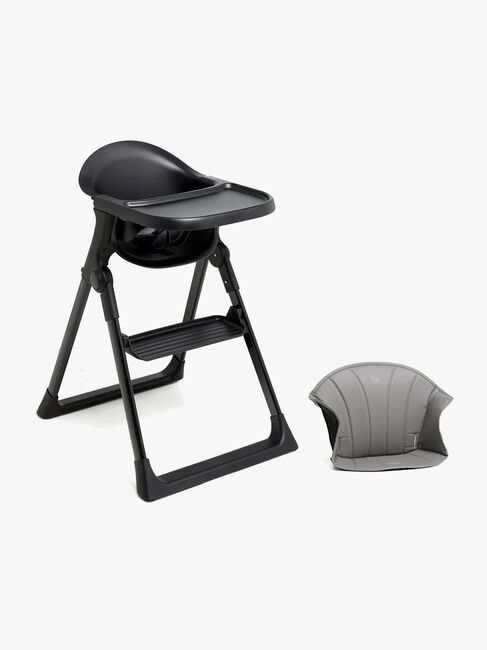 Beemoo CARE Harmony Matstol Inkl. Stolpute, All Black/Grey