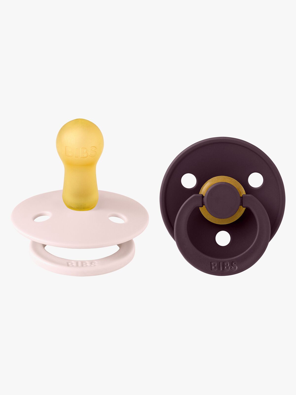 BIBS Colour Smokk 2-Pakk Str 2, Petal/Plum