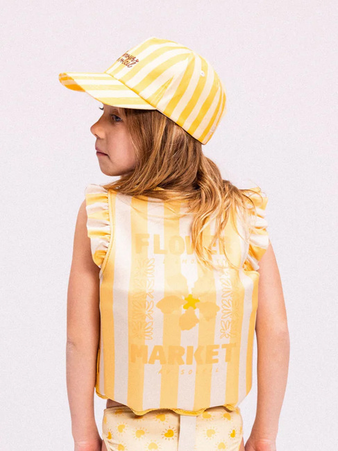 Swim Essentials Caps, Soulmate White/Yellow