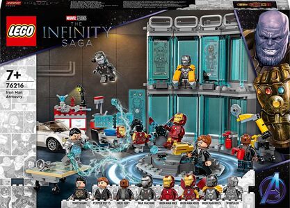 LEGO Marvel 76216 Iron Mans Våpenlager