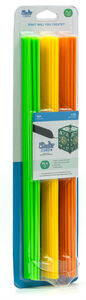 3Doodler Create+ PLA Citrus Glow Stenger 75-Pack, Grønn/gul/oransje